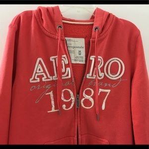 Aéropostale zip-up sweater